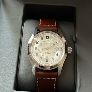 Hamilton Khaki Field Automatic Silver Dial Men's Watch H70455553